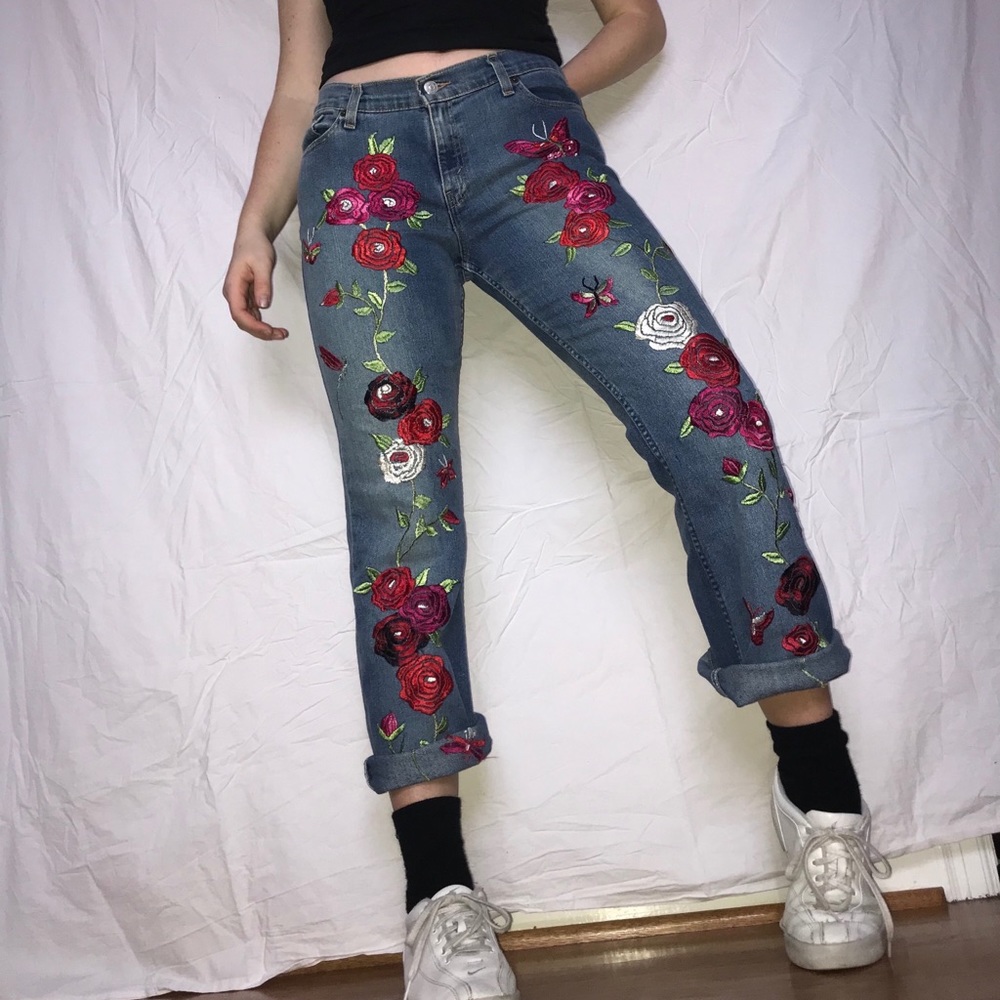 Vintage Embroidered Levi's